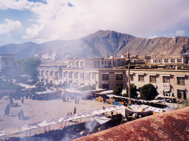 Atop the Jokhang Temple