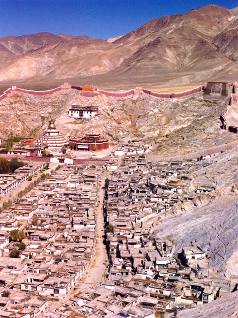 View from Gyantse Fort