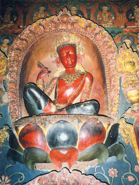 Inside Sakya Monastery