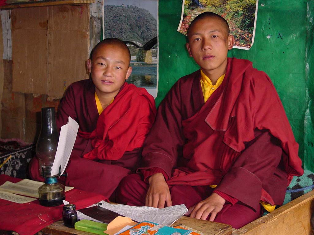 Young Monks, Gangte Goemba