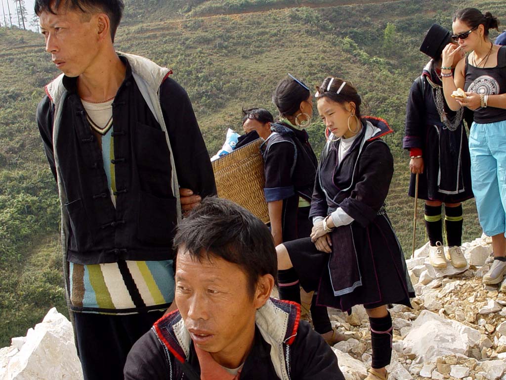 Black Hmong at Roadblock