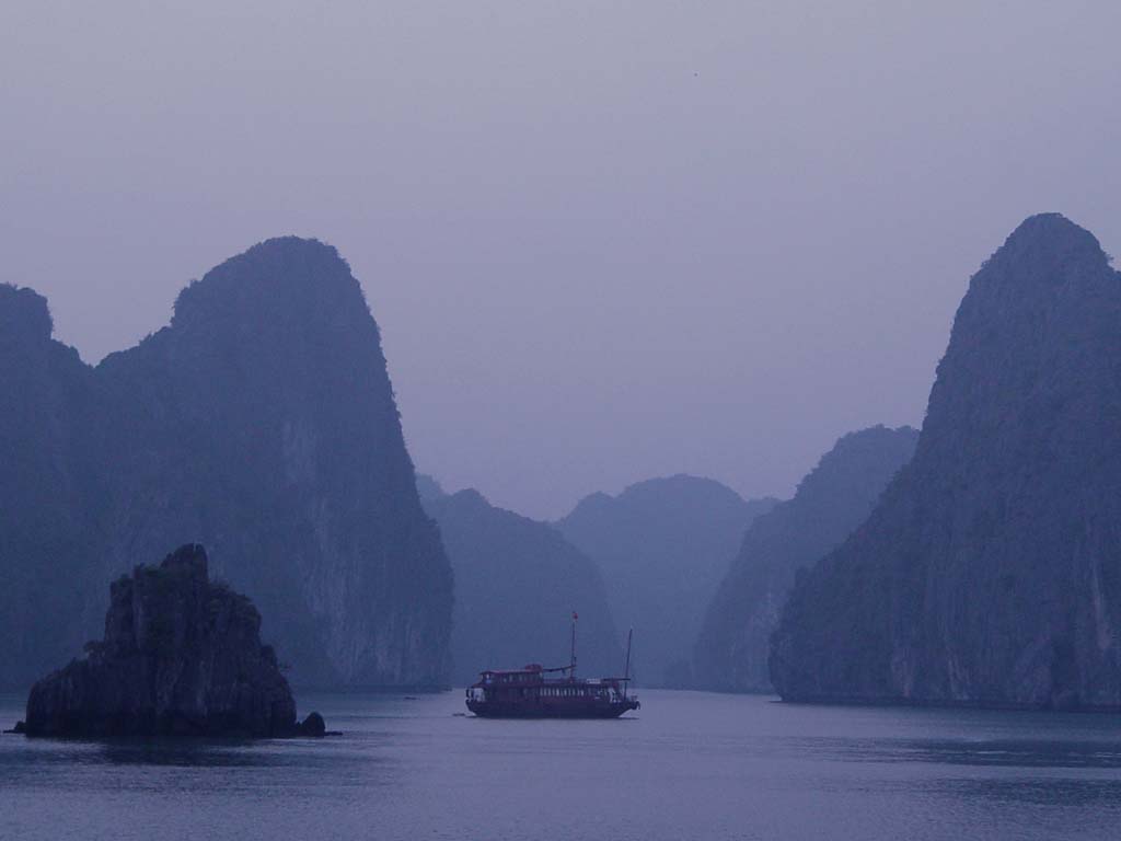 Nightfall Halong Bay